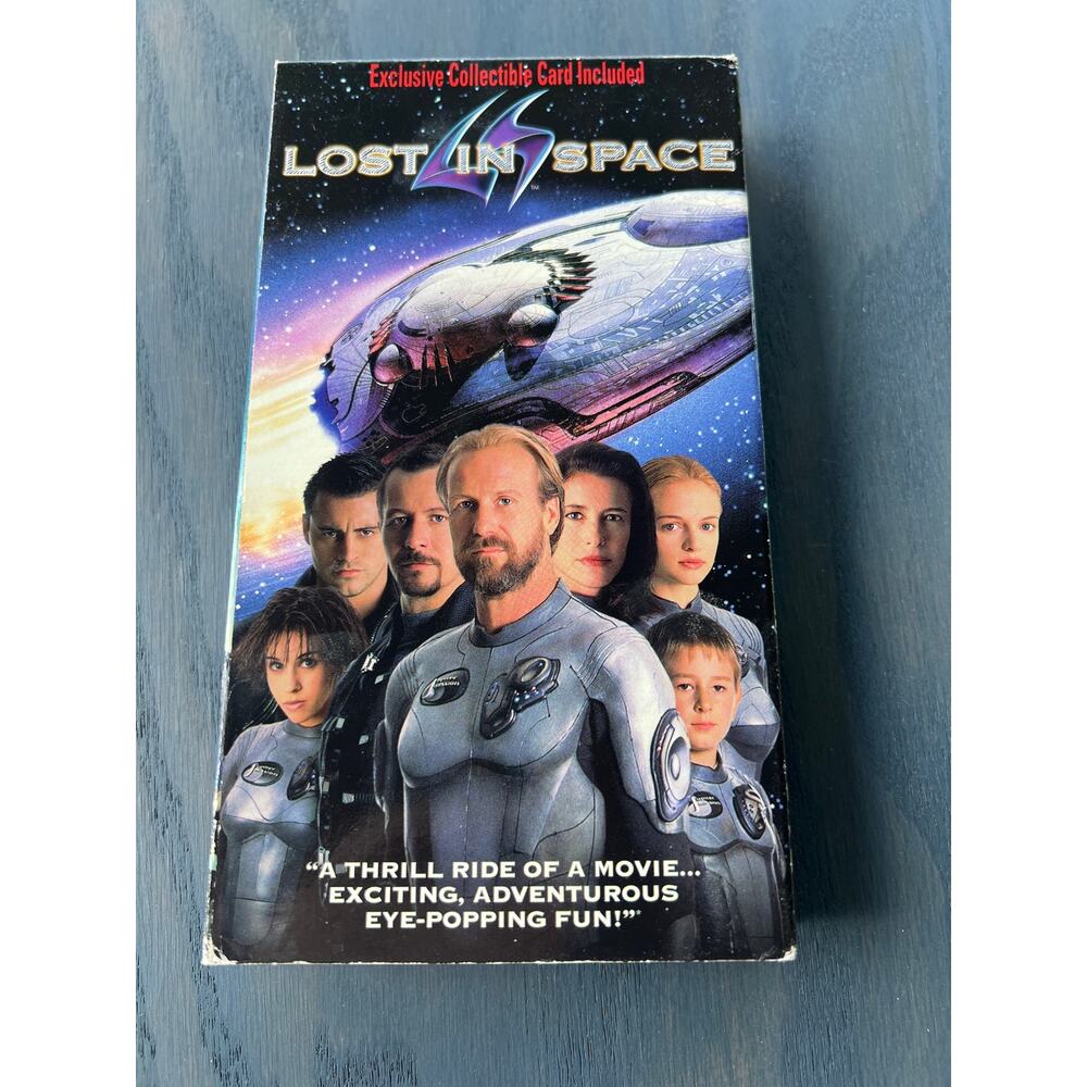 Lost in Space William Hurt Sci-Fi Movie Vintage 1998 VHS Tape Pre-Loved
